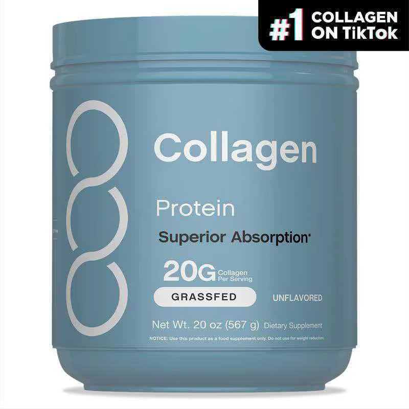 Hot Selling Bio-Peptides Protein Collagen Powder Unflavored for Skin Hair Nail Health 567G